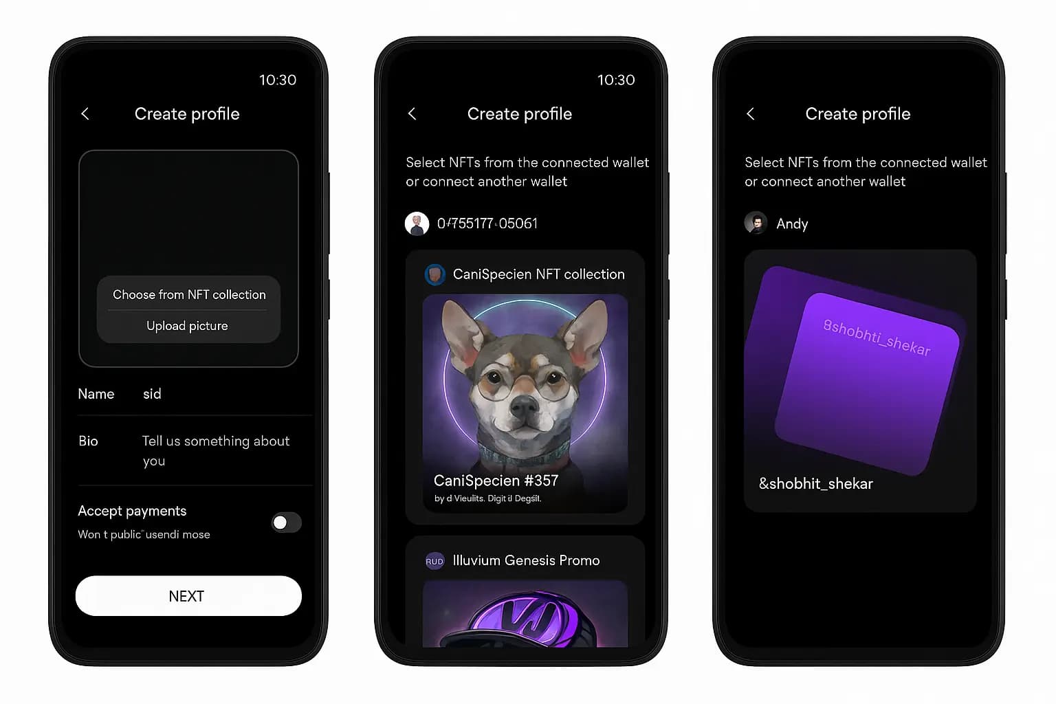 Andy Social Mobile App
